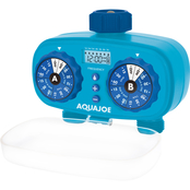Aqua Joe AJ-ET2Z 2-Zone Electronic Water Timer, Customizable Programs