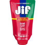 Jif Squeeze Creamy Peanut Butter 13 oz.