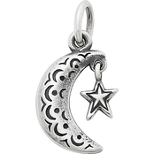 James Avery Sterling Silver Adorned Starry Night Charm