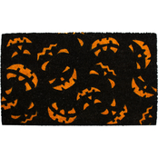 Callowaymills Scary Pumpkin 17 x 29 in. Doormat