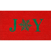 Callowaymills Snowflake Joy 17 x 29 in. Doormat