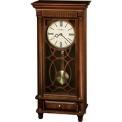 Howard Miller Lorna Flat Top Wooden Sofa Table Clock
