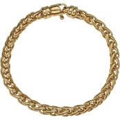 Esquire 14K Yellow Gold Over Sterling Silver Link Bracelet