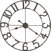 Howard Miller Artwell Round Wrought Iron Wall Clock