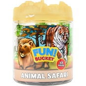 Sunny Days Animal Safari Fun Bucket 57 pc. Playset