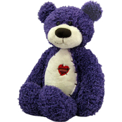 Tender Teddy 8 in. Purple Bear