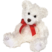 First and Main 7 in. White Scraggles Teddy Bear