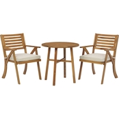 Signature Design by Ashley Vallerie 3 pc. Outdoor Bistro Table Set