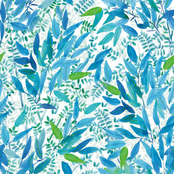 RoomMates Watercolor Leaves Peel and Stick Wallpaper