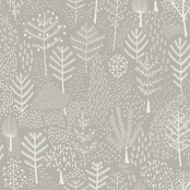 RoomMates Folklore Trees Peel and Stick Wallpaper