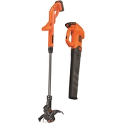 Black + Decker 20V MAX Axial Leaf Blower and String Trimmer/Edger Combo Kit