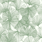 RoomMates Gingko Leaves Peel and Stick Wallpaper