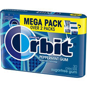 Orbit Peppermint Sugar Free Chewing Gum Pieces 30 ct.