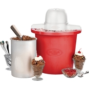 Nostalgia Electrics 4 qt. Red Bucket Electric Ice Cream Maker
