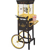 Nostalgia Electrics 53 in. Tall Vintage 8 oz. Commercial Popcorn Cart