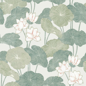 RoomMates Lily Pad Peel and Stick Wallpaper