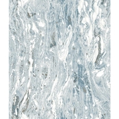 RoomMates Blue Marble Seas Peel and Stick Wallpaper