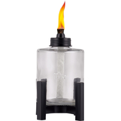 TIKI Elevated Mixed Material 6.5 in. Table Torch