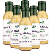 Yo Mama's Low Carb American Ranch Dressing and Dip 8 Bottles, 13 oz. each