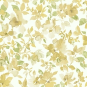 RoomMates Neutral Watercolor Floral Peel and Stick Wallpaper