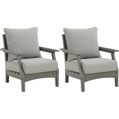 Signature Design by Ashley Visola Outdoor Lounge Chair 2 pk.