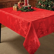 Benson Mills Christmas Dining Red Tablecloth