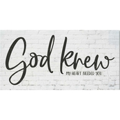 Courtside Market God Knows Canvas Wall Art