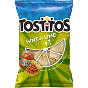 Frito Lay Tostitos Hint of Lime Flavored Tortilla Chips 11 oz.