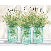 Courtside Market Welcome Canvas Wall Art