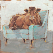 Courtside Market Moo-ving In Canvas Wall Art