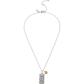 COACH Quilted C Swarovski Crystal Pendant