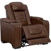 Signature Design by Ashley Backtrack Power Recliner with Adjustable Headrest
