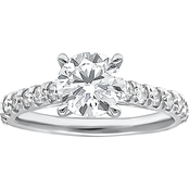Ray of Brilliance 14K White Gold 1 1/2 CTW Lab Grown Engagement Ring