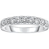 Ray of Brilliance 14K White Gold 1 CTW Lab Grown Channel Wedding Band