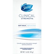 Secret Clinical Strength Light and Fresh Advanced Solid Antiperspirant Deodorant