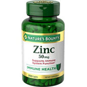 Nature's Bounty Zinc 50 mg Caplets 200 ct.