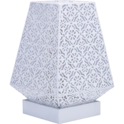Alpine 10 in. Tall Tabletop Lamp with Chain Style Filament LED Lights