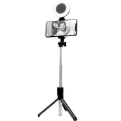 Emerge 2 in 1 LED Ring Light Selfie Stick Tripod with Remote