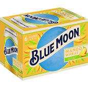 Blue Moon Mango Wheat Ale Beer 6 pk., 12 oz. Cans