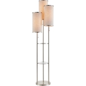 Artiva USA Eleanor LED Tri Light Shelf 66 in. Floor Lamp
