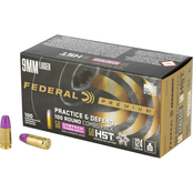 Federal Premium HST/Syntech 9mm 124 Gr. Jacketed Hollow Point 100 Rnd