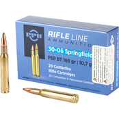 Prvi Partizan 30-06 Springfield 165 Gr. Pointed Soft Point 20 Rds