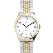 Timex Women's Easy Reader 32mm Stainless Steel Expansion Band Watch TW2U40400JT
