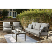Signature Design by Ashley Visola 4 pc. Outdoor Seating Set with Sofa