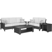 Signature Design by Ashley Paradise Trail 4 pc. Outdoor Seating Set