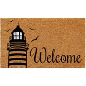 Callowaymills Lighthouse Welcome Doormat 17 x 29 in.