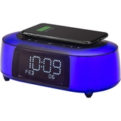 iHome TimeBoost Bluetooth Speaker with Alarm Clock and Qi Wireless Charging