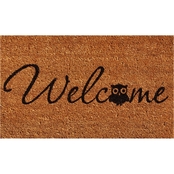 Calloway Mills Barn Owl Welcome Doormat 17 x 29 in.
