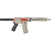 WMD Guns NiB-X AR-15 Pistol 556NATO 10.5 in. Barrel 30 Rds Pistol Nickel Boron