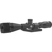 BSA Optics Tactical 3-12X40mm Mil Dot Reticle Rifle Scope with Mount Black